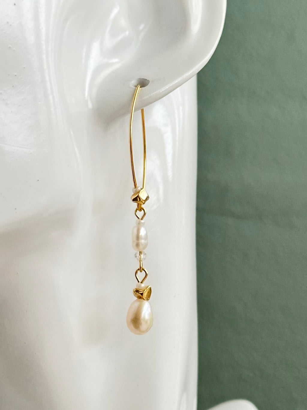 Lylah Øreringe Forgyldt