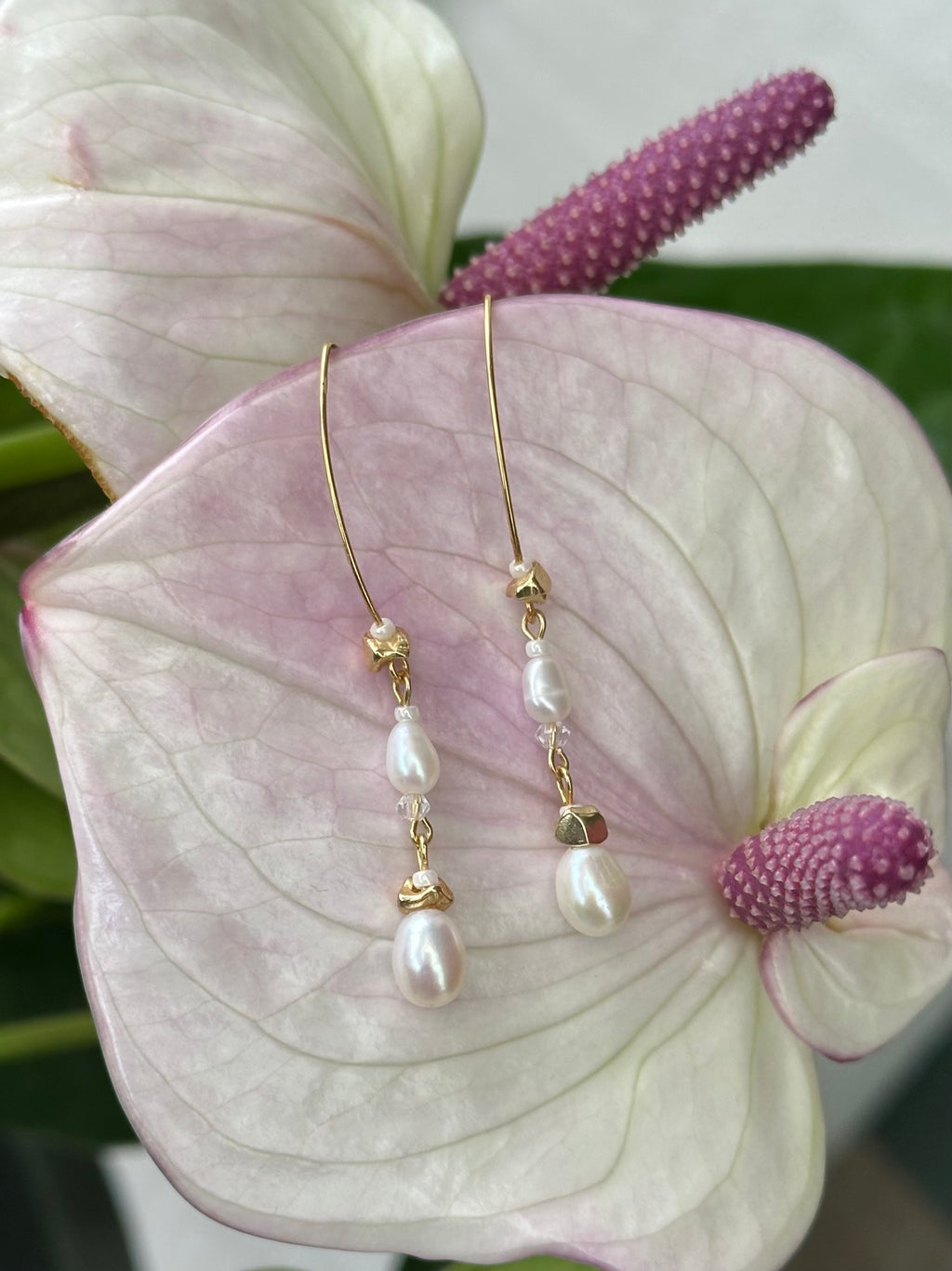 Lylah Øreringe Forgyldt