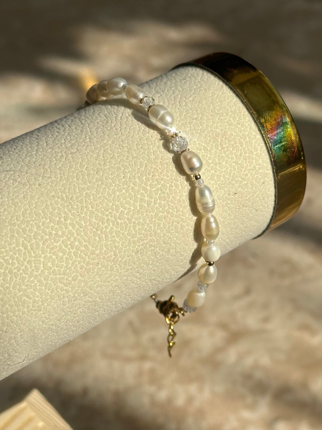 Perla Ferskvandsperle-armbånd