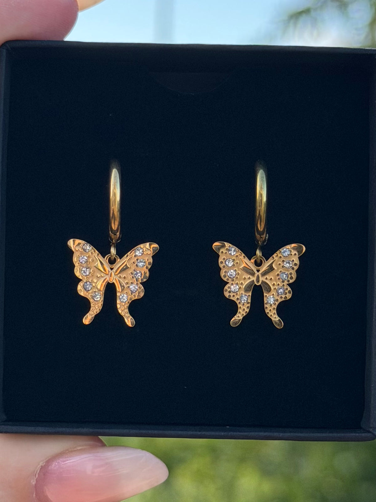 Papillon øreringe