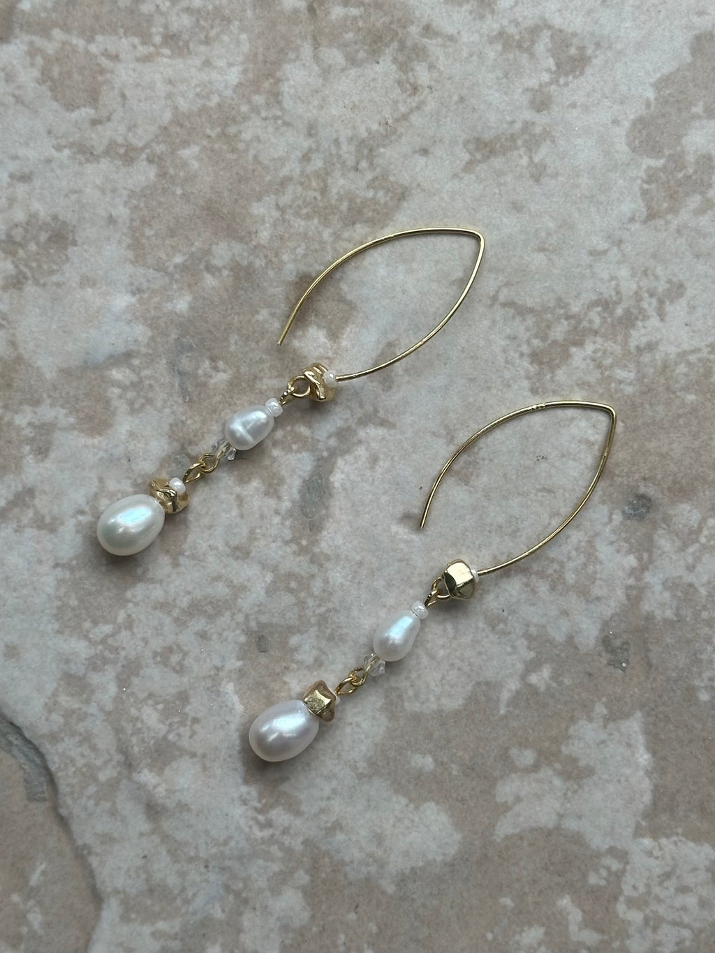 Lylah Øreringe Forgyldt