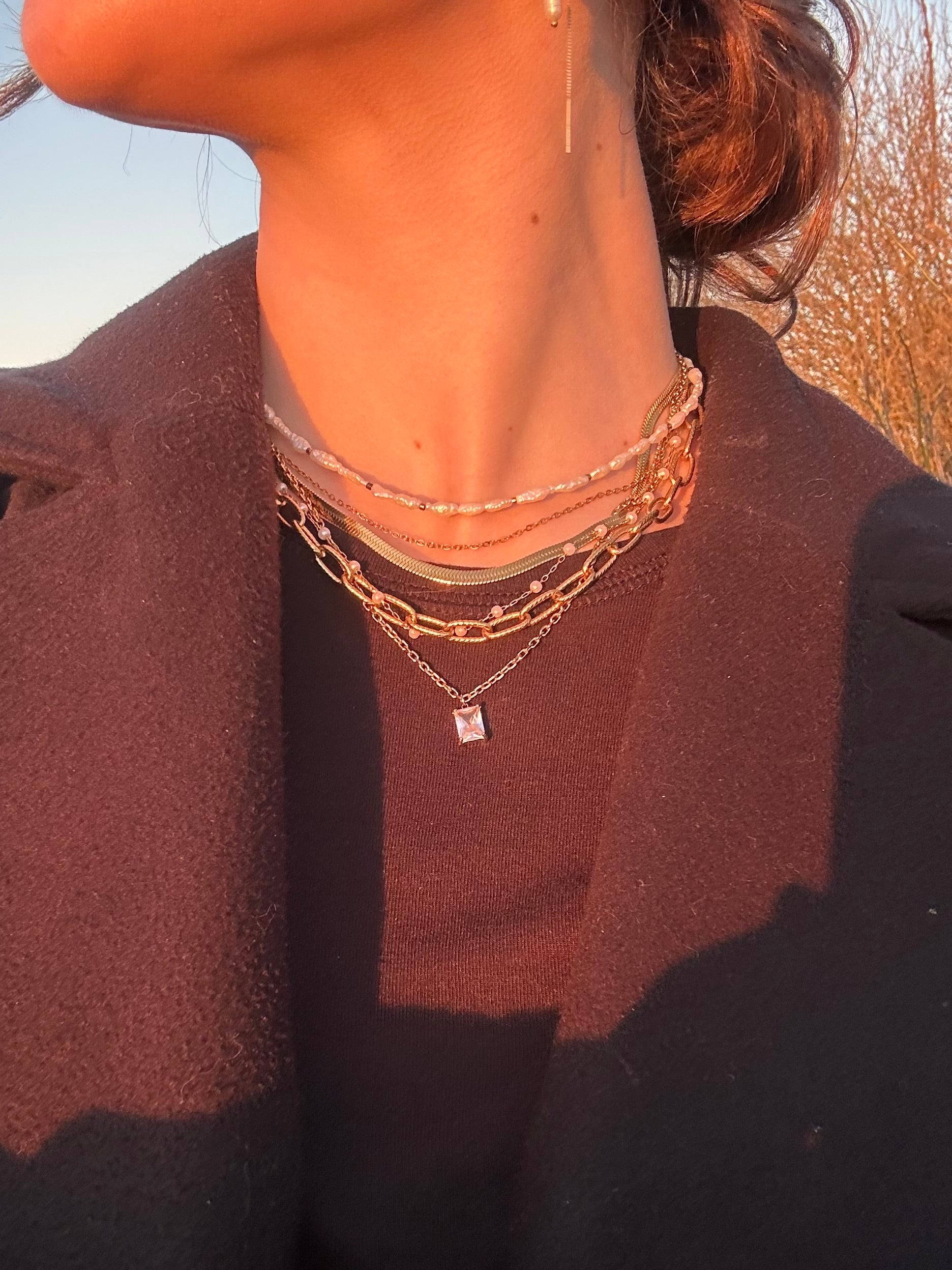 Slangekæde Halskæde