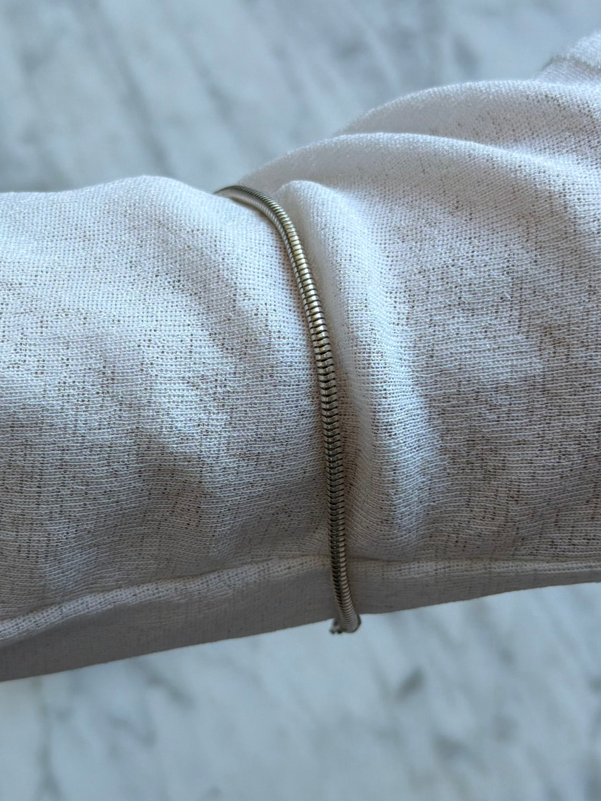 Vintage BNH rund slangekæde armbånd, 925 sølv, 21,5cm