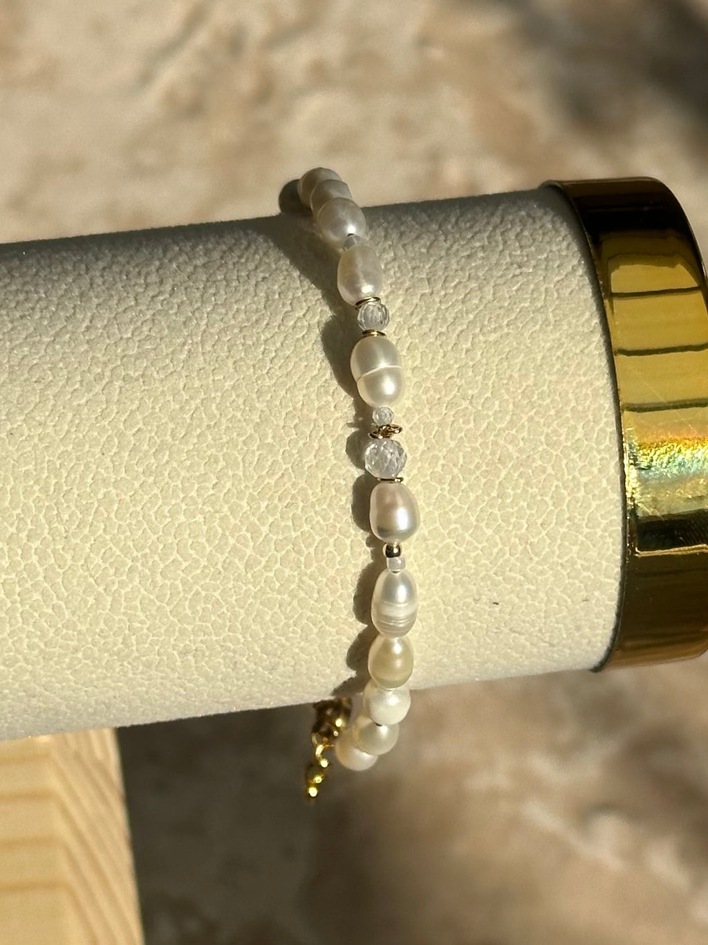 Perla Ferskvandsperle-armbånd