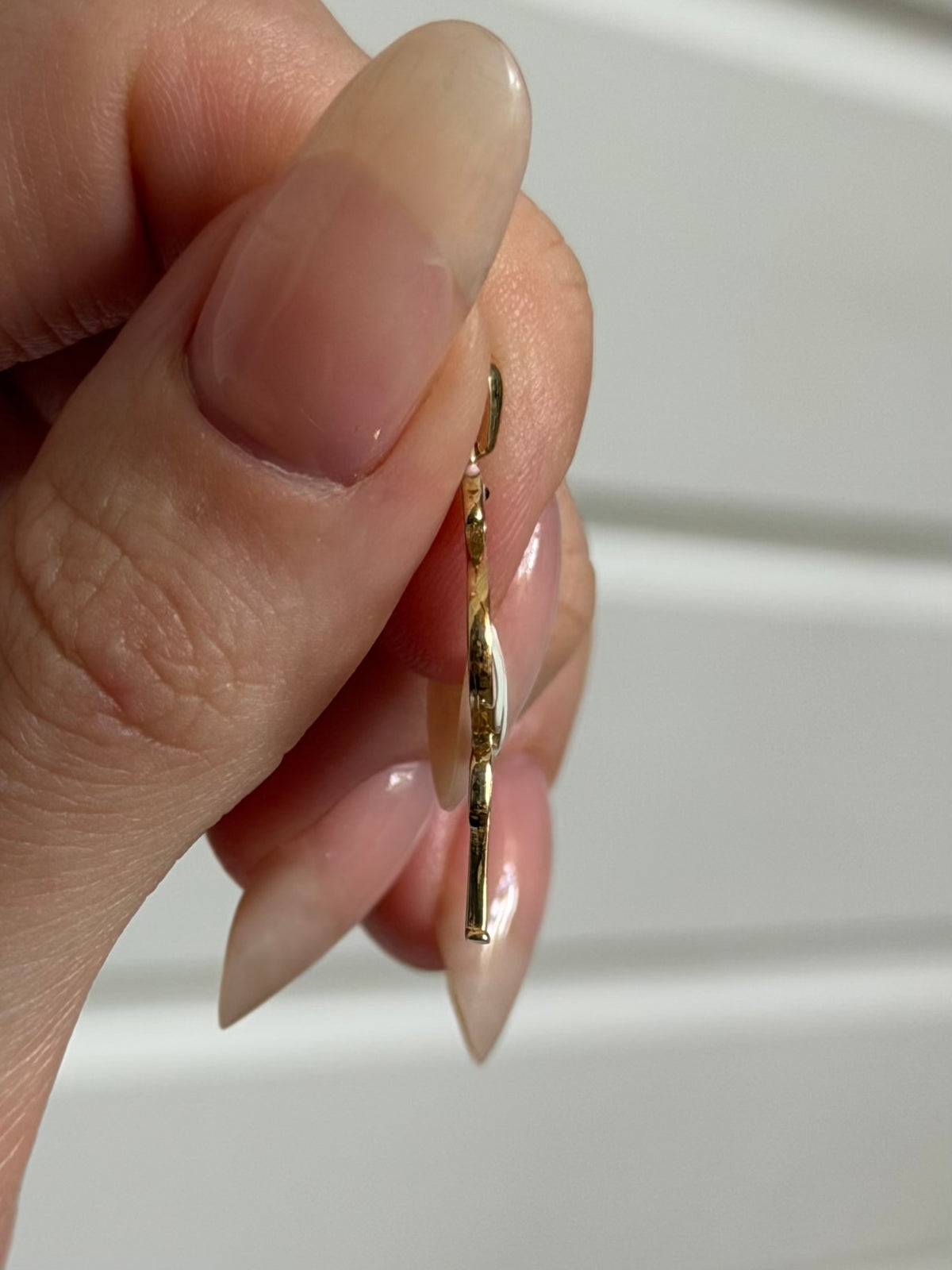 Vintage 14 karat flamingovedhæng