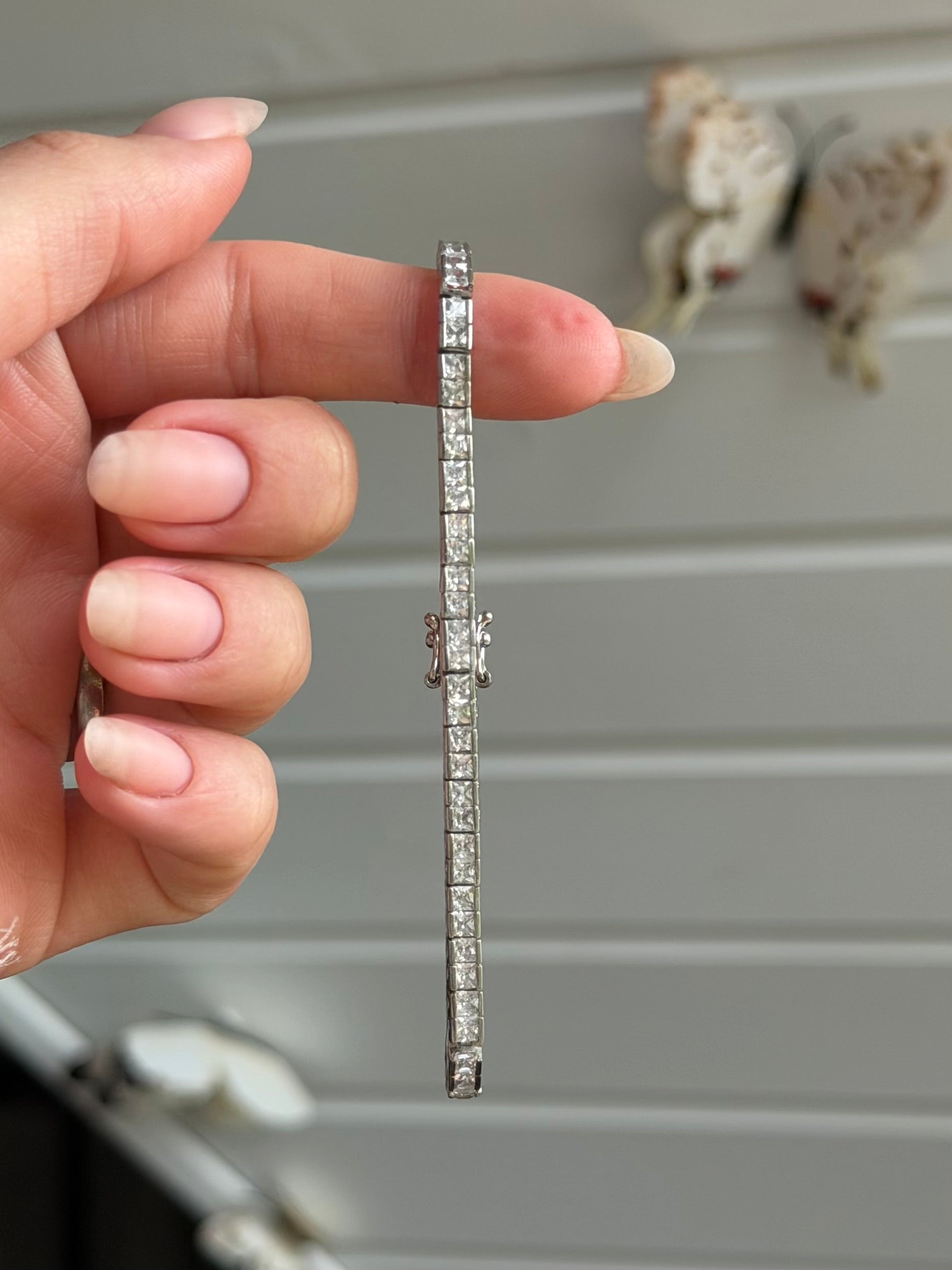Vintage sterlingsølv tennisarmbånd